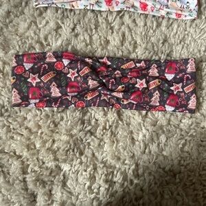 Christmas Tie Head Band